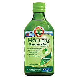 Moller's Μουρουνέλαιο Cod Liver Oil Μήλο 250ml