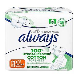 Always Cotton Protection Normal με Φτερά 12τμχ