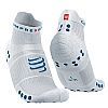 Compressport V4.0 Low Cut Pro Racing White Fjord Blue
