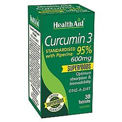 Health Aid Curcumin 3 600mg 30tabs