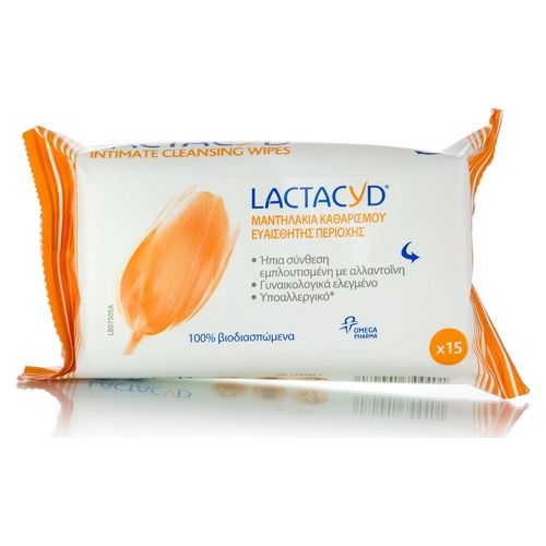 Lactacyd Intimate Wipes 15τμχ