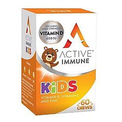Active Iron Immune Kids Vitamin D, Vitamin C & Zinc 60 chews