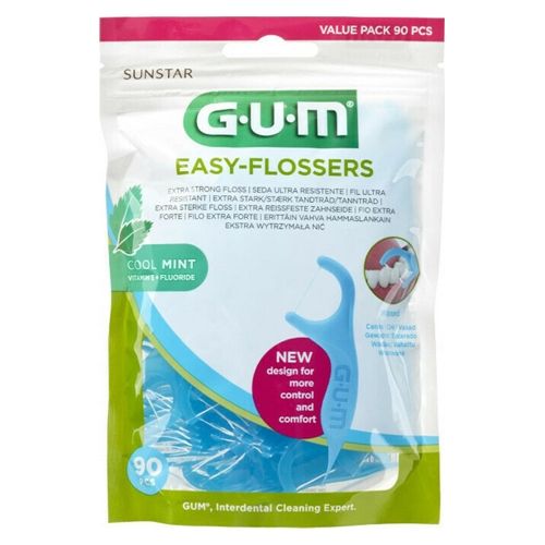 Gum 890 Easy Flossers Cool Mint 90τμχ