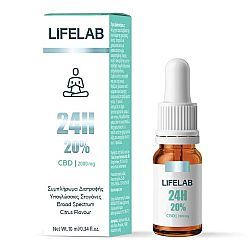 Lifelab CBD 24H 20% Συμπλήρωμα διατροφής για Ευεξία 10ml