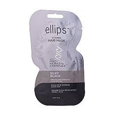 Ellips Silky Black Μάσκα Μαλλιών για Ενυδάτωση 18gr