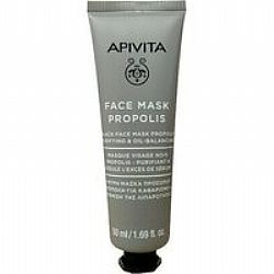 Apivita Face Mask Propolis Μαύρη Μάσκα Προσώπου Με Πρόπολη 50ml