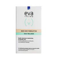 Intermed Eva Intima Maxi Size Towelettes Daily Wellness 12τμχ