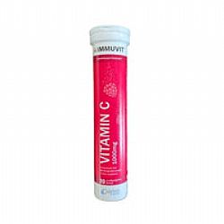 Leriva Immuvit Vitamin C 1000mg Raspberry 20 αναβράζοντα δισκία