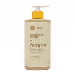 Medisei Panthenol Extra Femme 3 in 1 Cleanser Face Body Hair 500ml