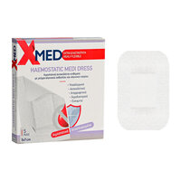 Medisei X-Med Haemostatic Medi Dress Aιμοστατικά Aυτοκόλλητα 5x7cm 5 τεμάχια