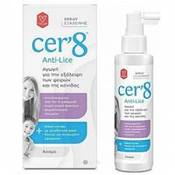Vican Cer8 Anti-Lice Spray Εξάλειψης Ψείρας 125ml