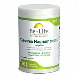 Be-Life Curcuma Magnum 3200 BIO + Piperine 60 κάψουλες