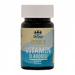 Kaiser Premium Vitaminology Vitammin D3 4000IU 120 Κάψουλες