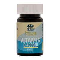 Kaiser Premium Vitaminology Vitammin D3 4000IU 120 Κάψουλες