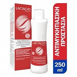 Lactacyd Pharma Antifungal Kαθαριστικό Eυαίσθητης Περιοχής Με Αντιμυκητιασικούς Παράγοντες 250ml