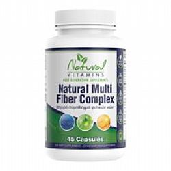 Natural Vitamins Natural Multi Fiber Complex - 45 Κάψουλες