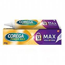 Corega Max Hold + Seal Στερεωτική Κρέμα Τεχνητής Οδοντοστοιχίας 40gr
