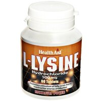 Health Aid L–Lysine Λυσίνη 500mg 60tabs 