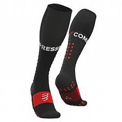 Compressport Full Socks Run συμπιεστικές κάλτσες Black 