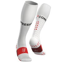 Compressport Full Socks Run συμπιεστικές κάλτσες White 