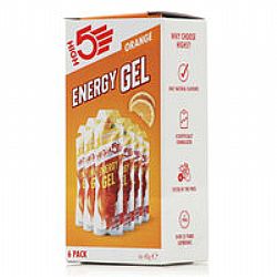 High5 Energy Gel με Γεύση Πορτοκάλι 6x40gr