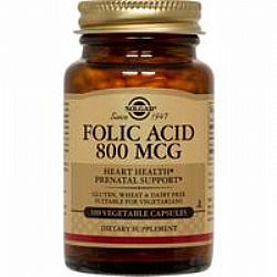 Solgar Folic Acid 800mg tabs 100s