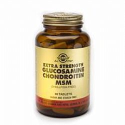 Solgar Glucosamine Chondroitin MSM (Extra Strength)(Shellfish-Free) tabs 60s