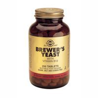 Solgar Brewer's Yeast with Vitamin B-12 500mg tabs 250s