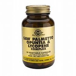 Solgar Saw Palmetto Opuntia Lycopene com.veg.caps 50s