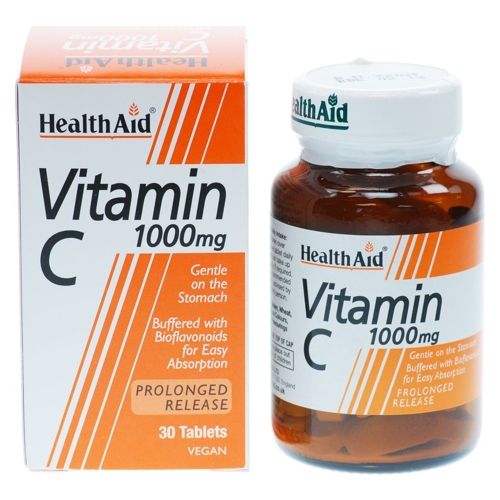 Health Aid  Vitamin C 1000mg with Bioflavonoids 30tabs