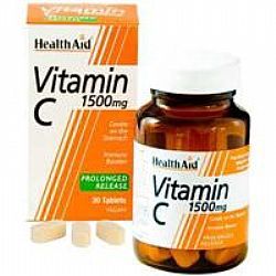 Health Aid Vitamin C 1500mg With Bioflavonoids veg.tabs 30s