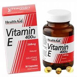Health Aid Vitamin E 400 I.U. 268mg capsules 30s