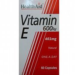 Health Aid Vitamin E 600 I.U. 402mg capsules 60s