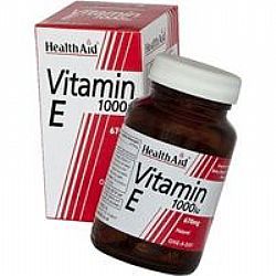 Health Aid Vitamin E 1000 I.U. 670mg capsules 30s