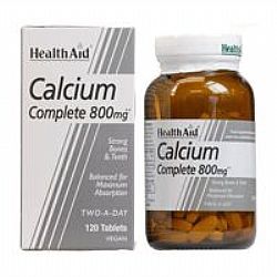 Health Aid Calcium Complete 800mg veg.tabs 120s