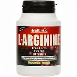 Health Aid L-Argirine 500mg tabs 60s