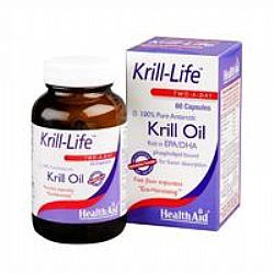 Health Aid Krill-Life Oil 100% Pure Antarctic capsules 60s