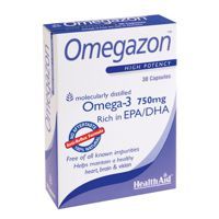 Health Aid Omegazon Omega 3 750mg capsules 30s