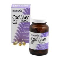 Health Aid Cod Liver Oil 1000mg capsules 30s