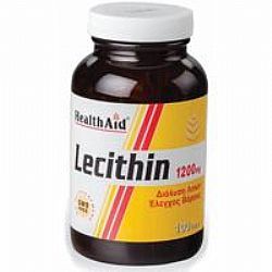 Health Aid Lecithin Gmo Free 1200mg capsules 100s