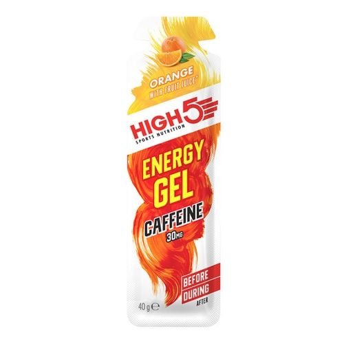 HIGH5 Energy Gel Plus 40g (Caffeine)(Orange Plus)