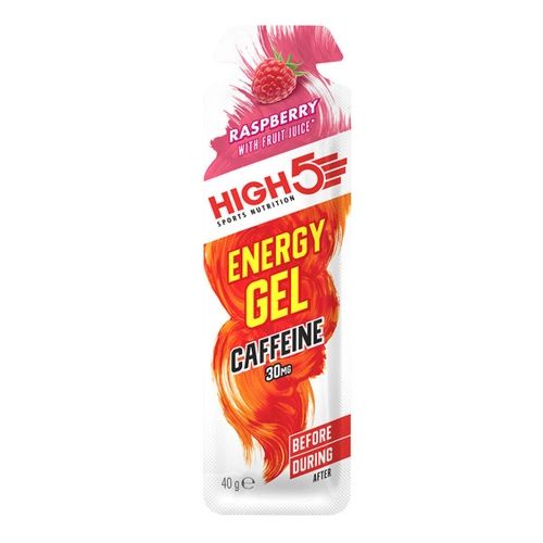 HIGH5 Energy Gel Plus 40g (Caffeine)(Raspberry Plus)