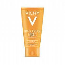 VICHY Ideal Solei emulsion anti-brillance SPF50 50ml (Αντιηλιακή λεπτόρευστη κρέμα για ματ αποτέλεσμα)
